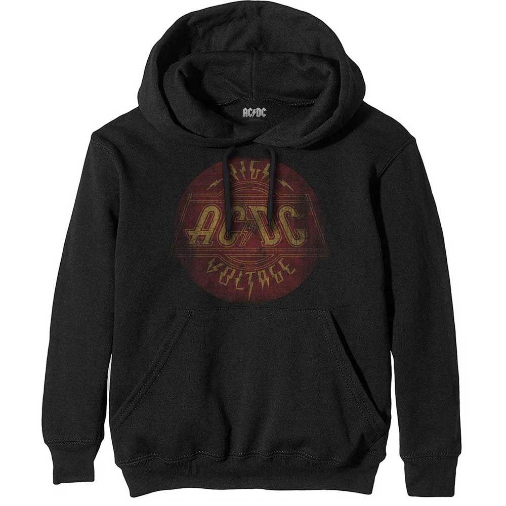 Mikina AC/DC - High Voltage Vintage, Unisex,Čierna,XXL
