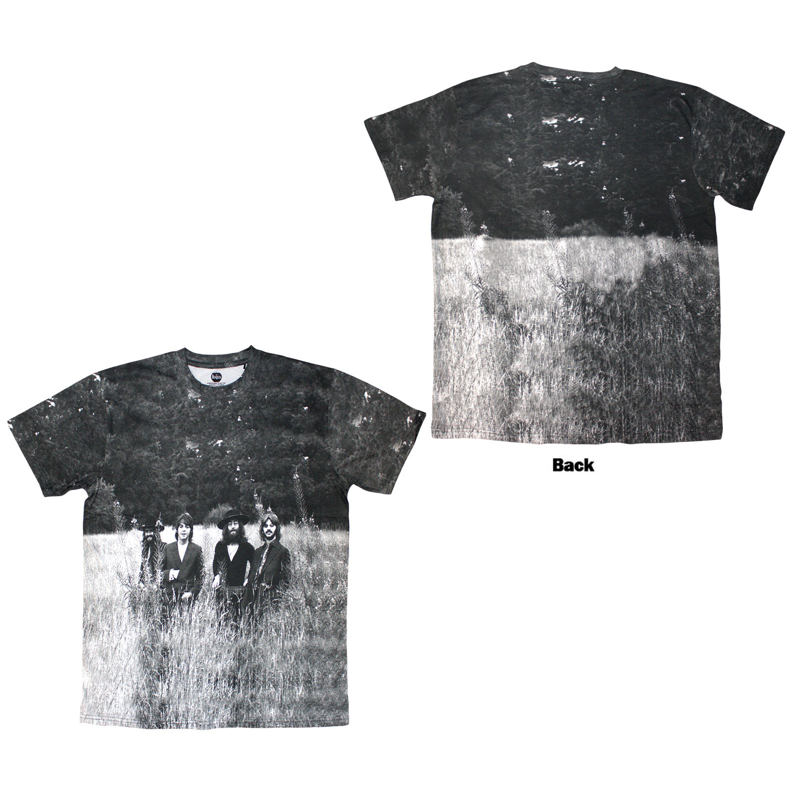 Tričko The Beatles - Tittenhurst Park Field, Unisex,Biela,XL