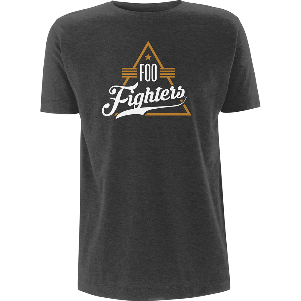 Tričko Foo Fighters - Triangle, Unisex,Šedá,XXL