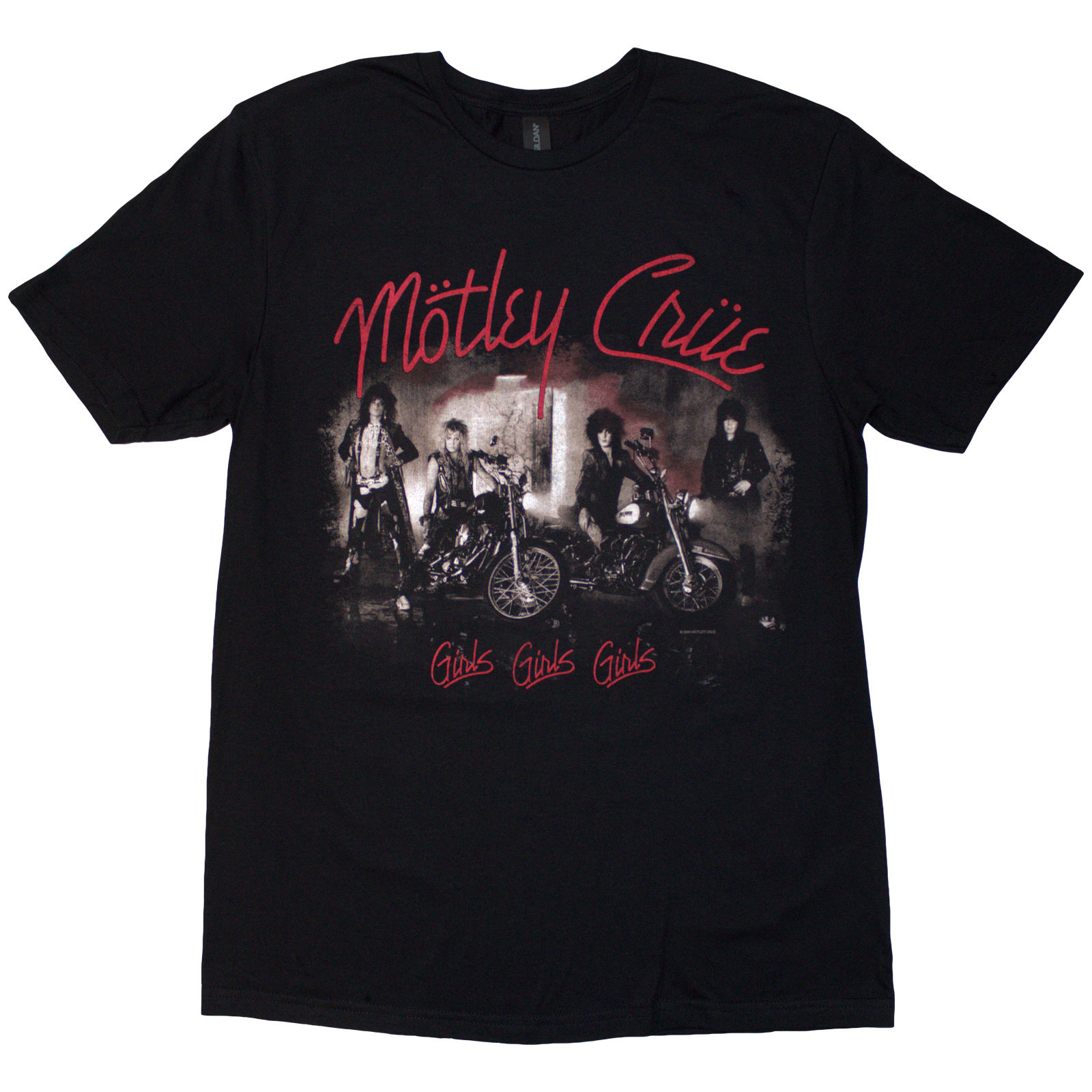 Tričko Motley Crue - Girls, Girls, Girls Vintage, Unisex,Čierna,XXL
