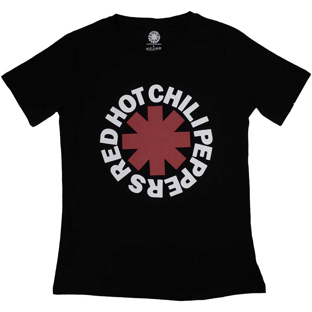 Tričko Red hot chili peppers - Classic Asterisk, Žena,Čierna,XXL
