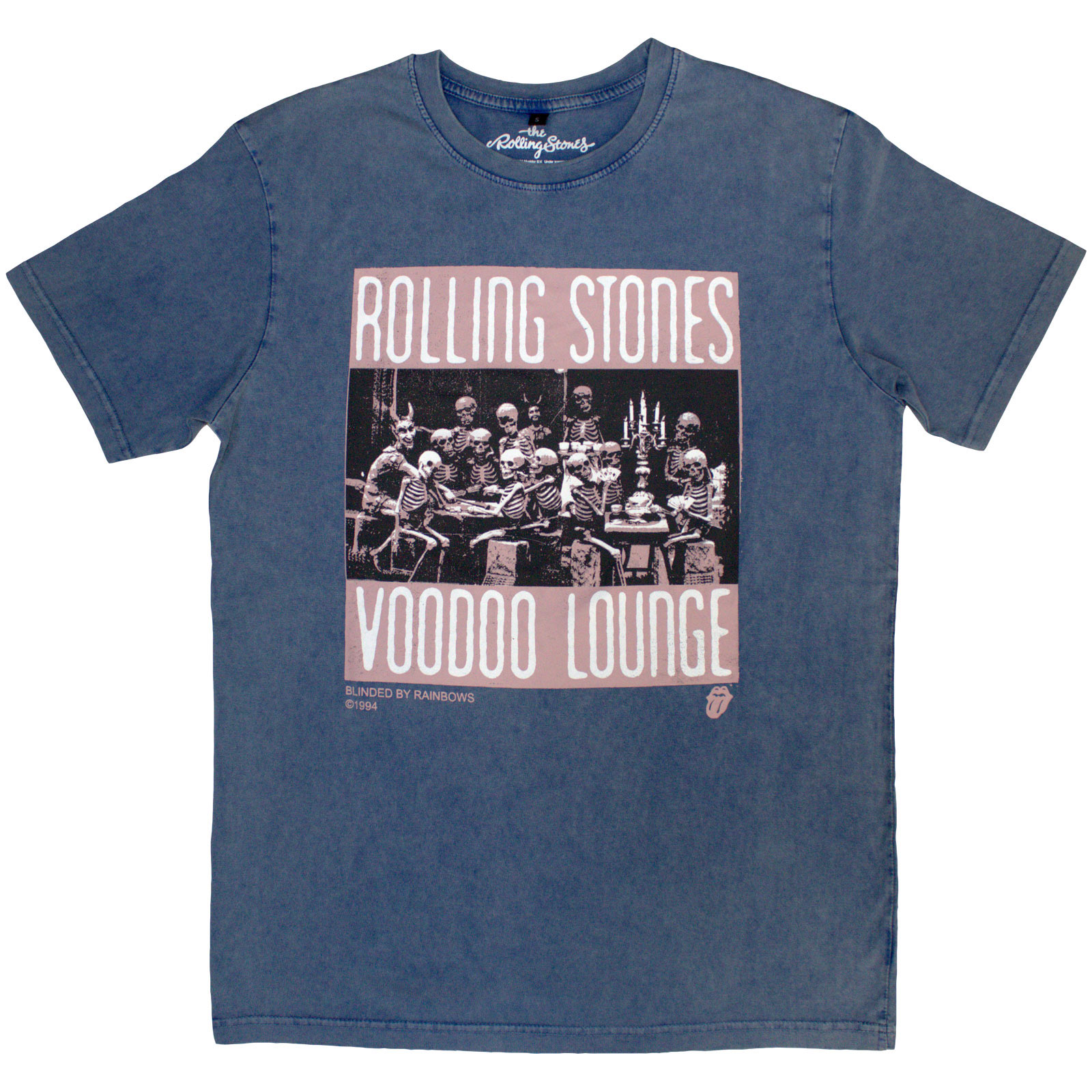 Tričko The Rolling Stones - Voodoo Skulls, Unisex,Modrá,XXL