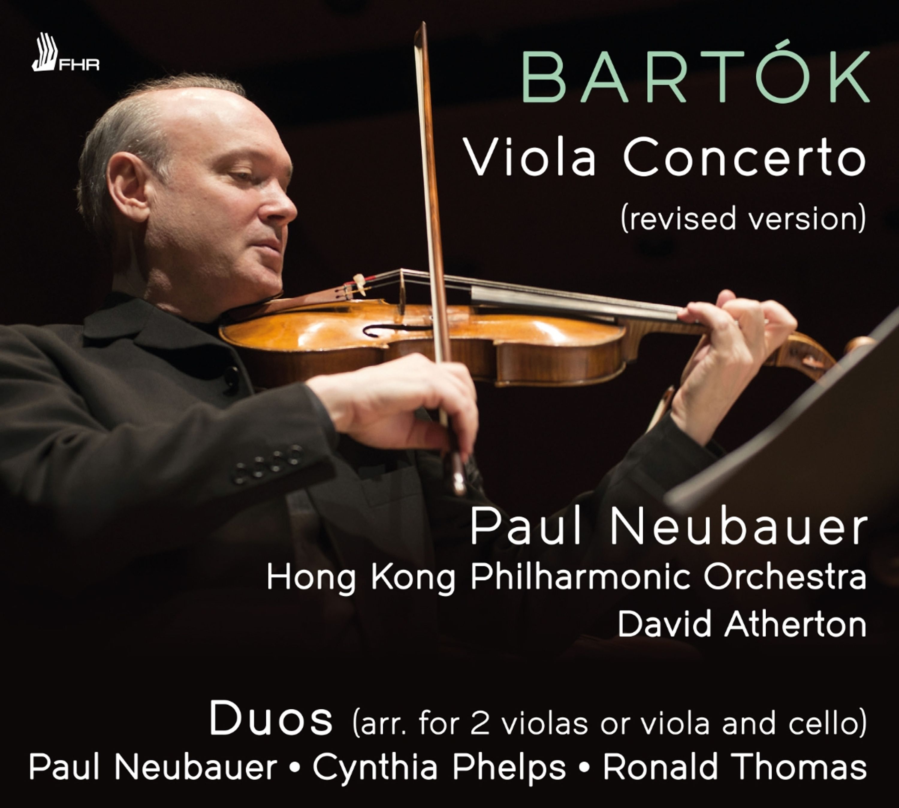 CD Paul Neubauer - BARTOK: VIOLA CONCERTO (REVISED VERSION), DUOS (ARR. P. BARTOK)