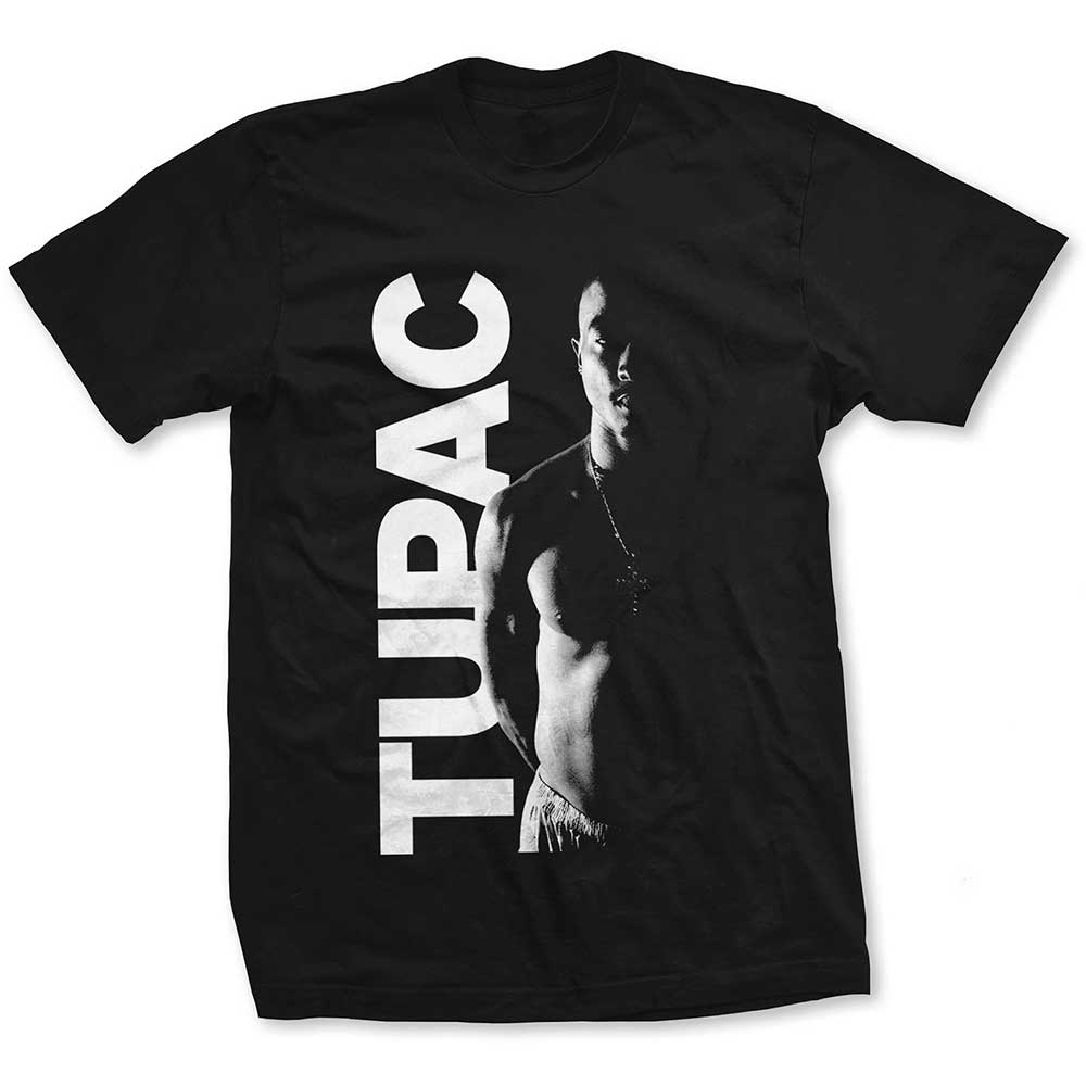 Tričko 2Pac - Side Photo, Unisex,Čierna,XXL