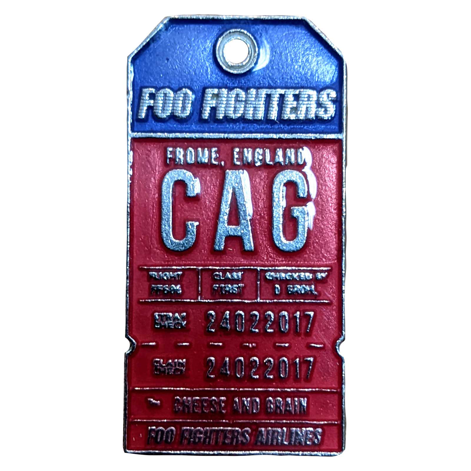 Odznak Foo Fighters - Flight Tag