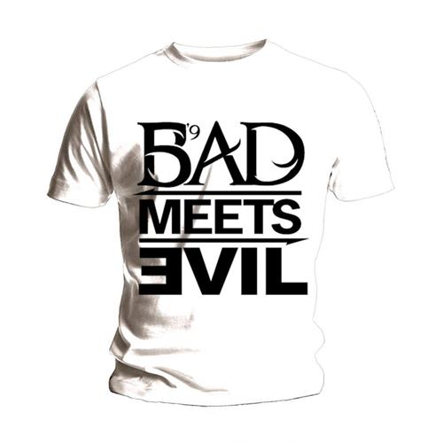 Tričko Eminem - Bad Meets Evil, Unisex,Biela,XXL