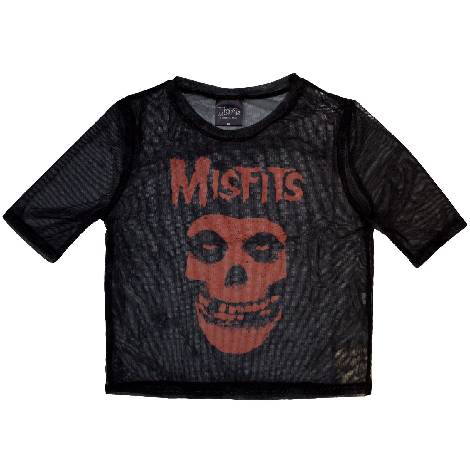 Tielko Misfits - Orange Logo & Skull, Žena,Čierna,XXL