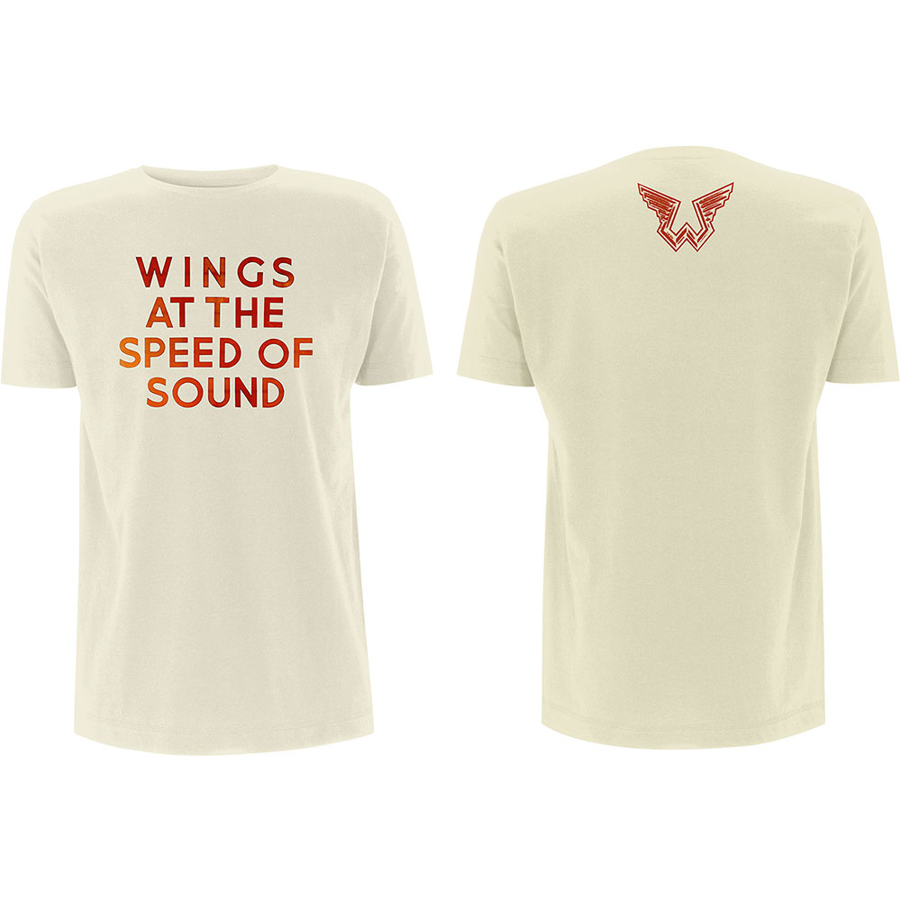 Tričko Paul McCartney - Wings at the Speed of Sound, Unisex,Natural,XXL