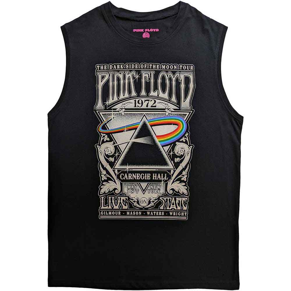 Tielko Pink Floyd - Carnegie Hall Poster, Unisex,Čierna,XL