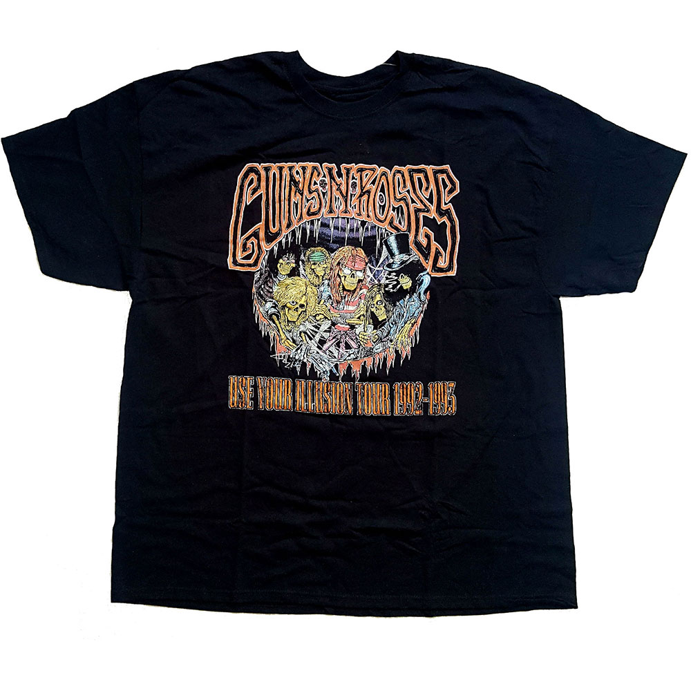 Tričko Guns N’ Roses - Illusion Monsters, Unisex,Čierna,XXL
