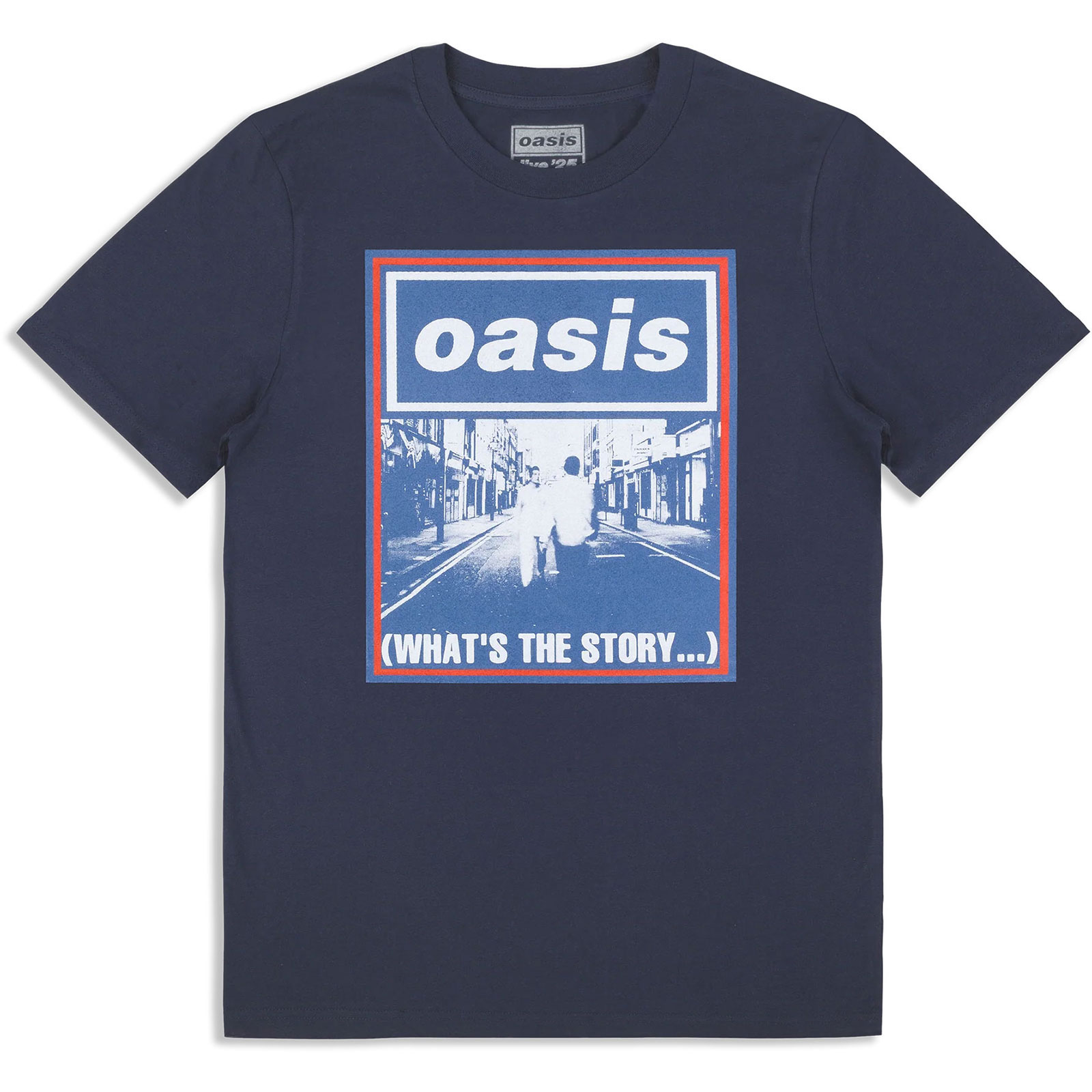 Tričko Oasis - What's The Story Blue Tone, Unisex,Modrá,L