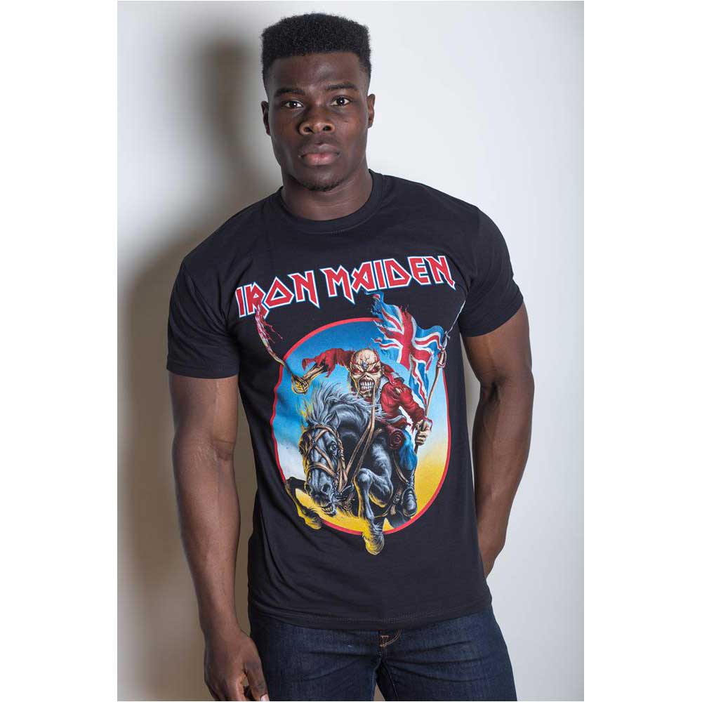 Tričko Iron Maiden - Euro Tour, Unisex,Čierna,XXL