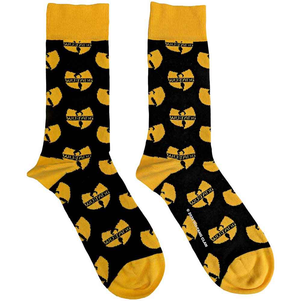 Ponožky Wu-Tang Clan - Logo Repeat, Unisex,Čierna,UK 7 - 11