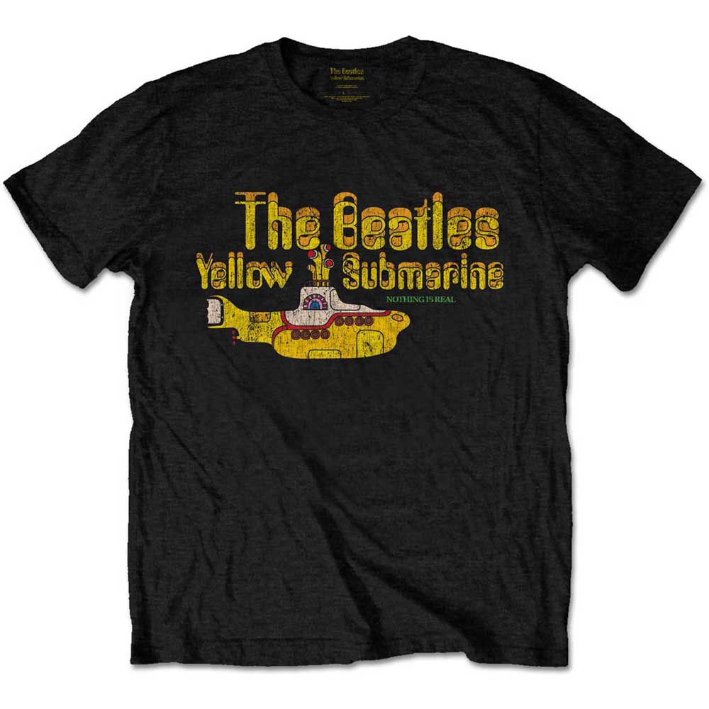 Tričko The Beatles - Nothing is Real, Unisex,Čierna,XXL