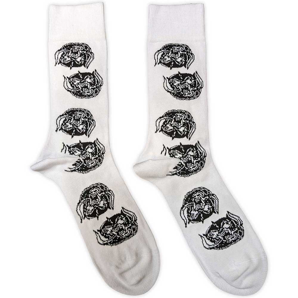 Ponožky Motörhead - Warpig Repeat, Unisex,Biela,UK 7 - 11