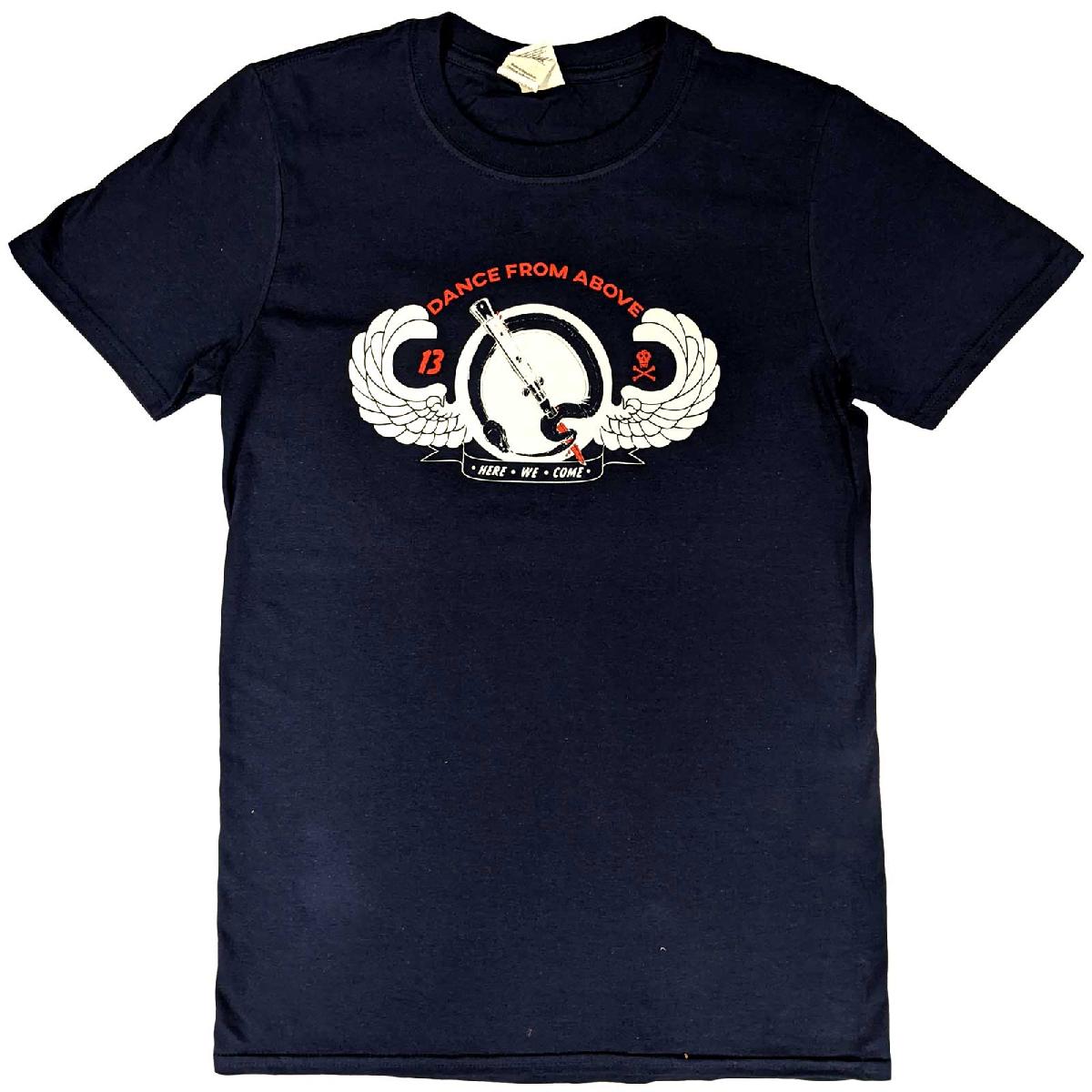Tričko Queens of the Stone Age - Dance From Above, Unisex,Modrá,S