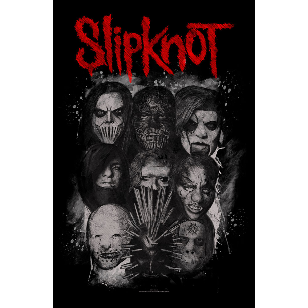 Plagát Slipknot - Masks