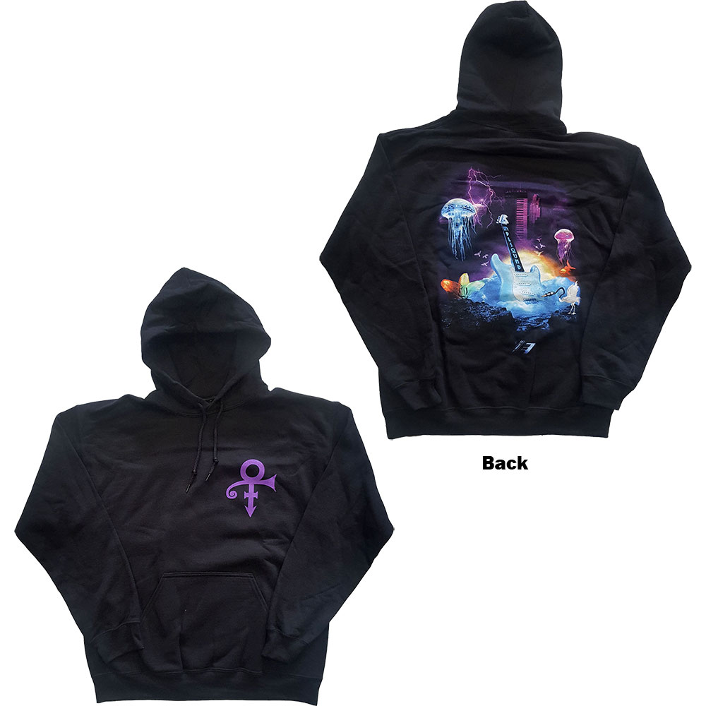 Mikina Prince - Lotus Flower, Unisex,Čierna,S