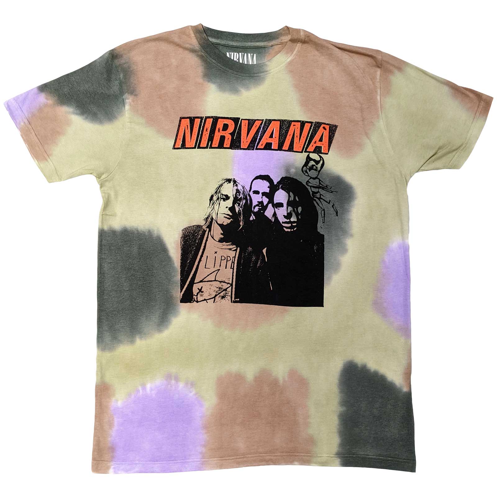 Tričko Nirvana - Flipper, Unisex,Multicolor,XXL