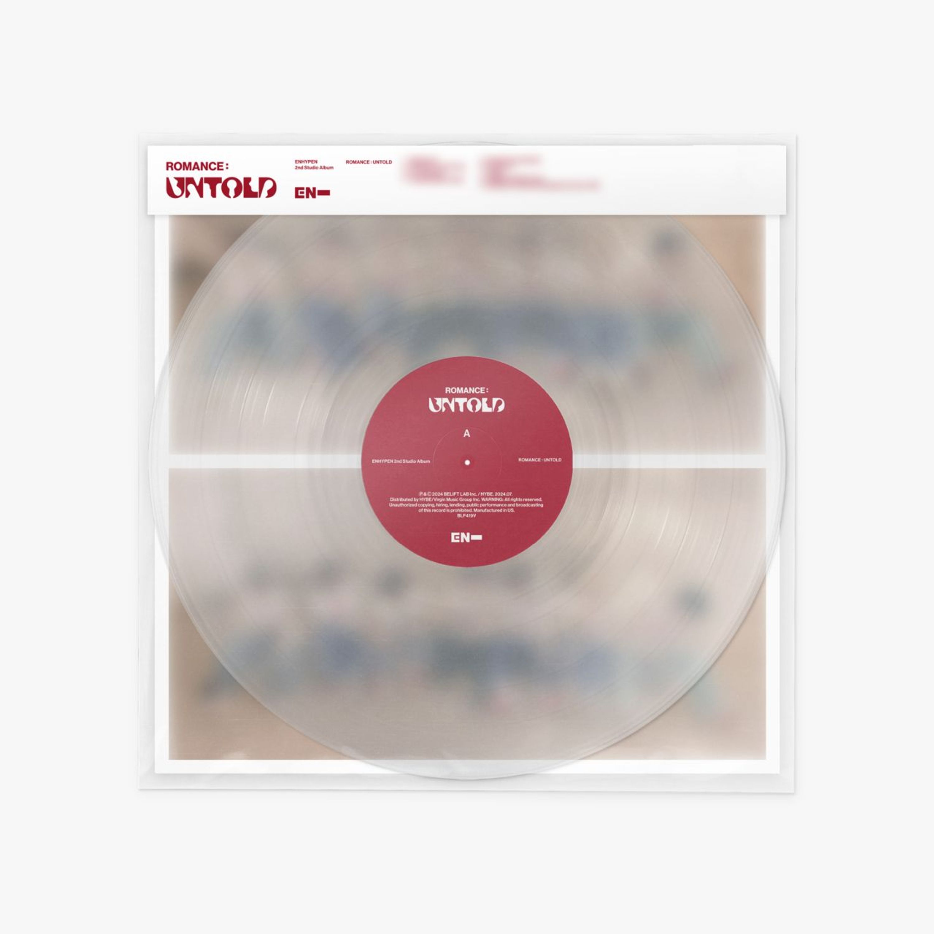 Vinyl Enhypen - ROMANCE:UNTOLD/VINYL VER
