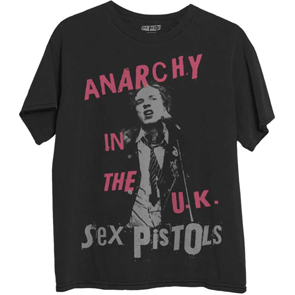 Tričko Sex Pistols - Anarchy in the UK, Unisex,Čierna,XXL