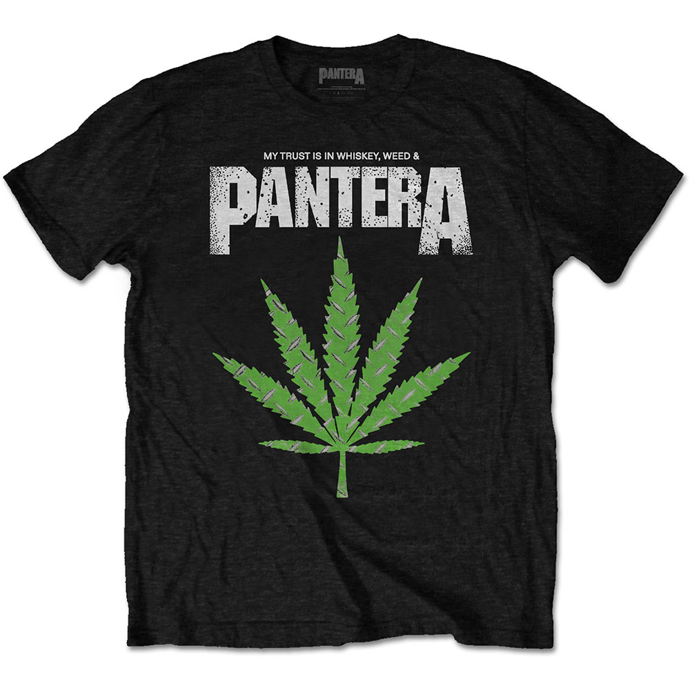 Tričko Pantera - Whiskey 'n Weed, Unisex,Čierna,XXL