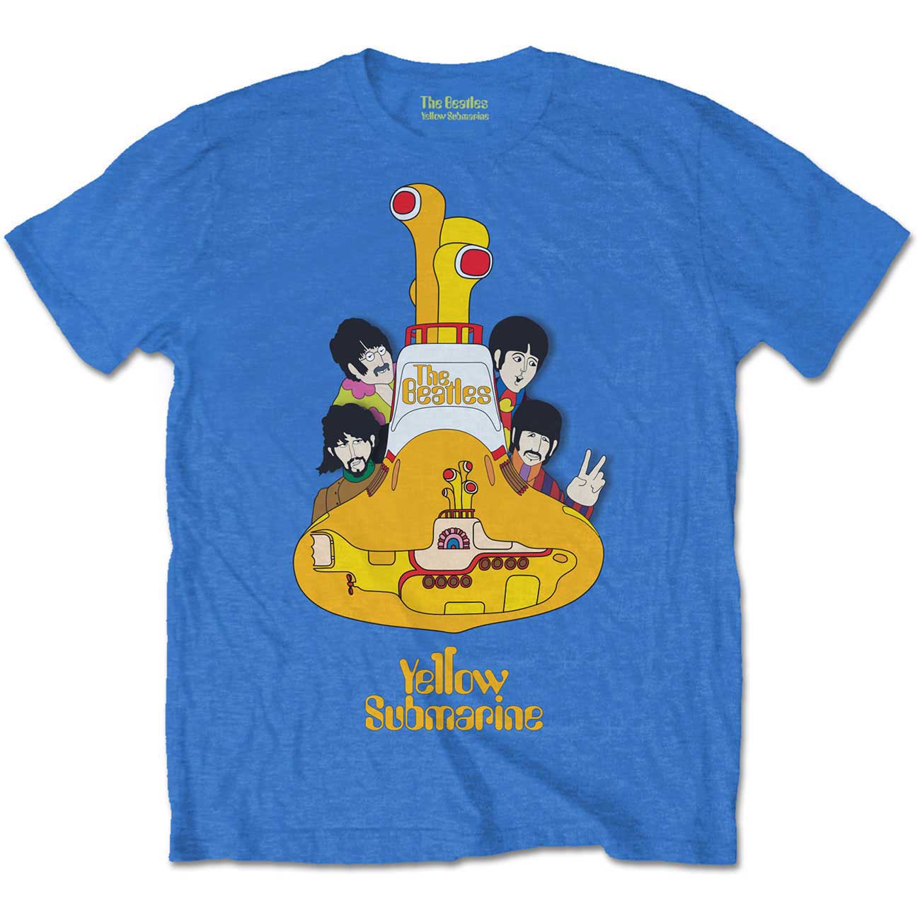 Tričko The Beatles - Yellow Submarine Sub Sub, Dieťa,Modrá,12 – 14 rokov
