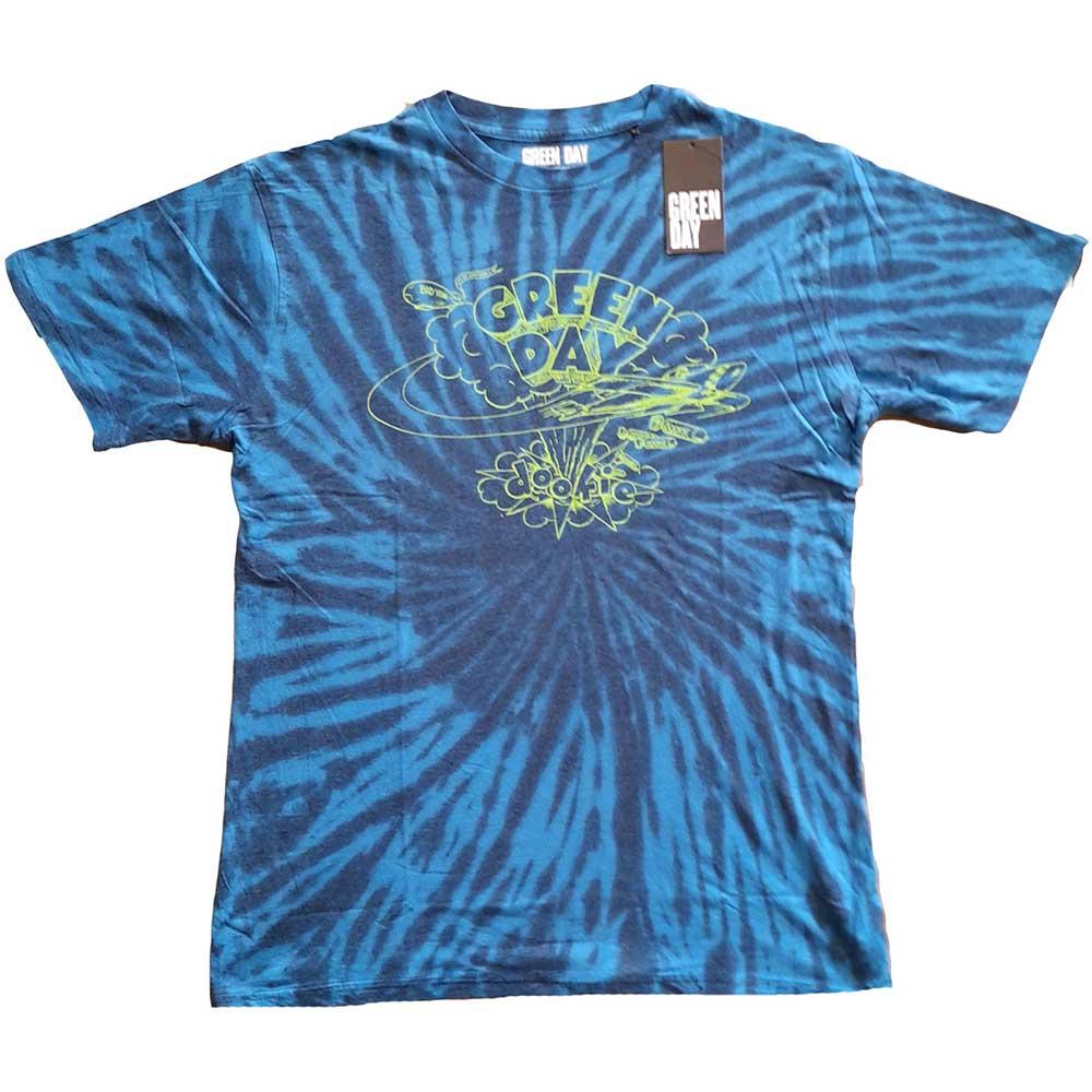 Tričko Green Day - Dookie Line Art, Unisex,Modrá,XL