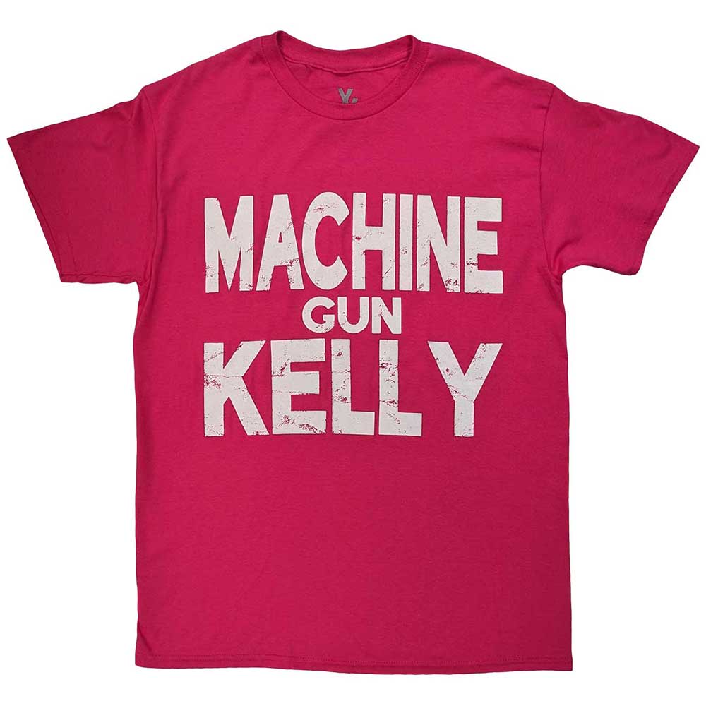 Tričko Machine Gun Kelly - Embers Logo, Unisex,Ružová,XXL