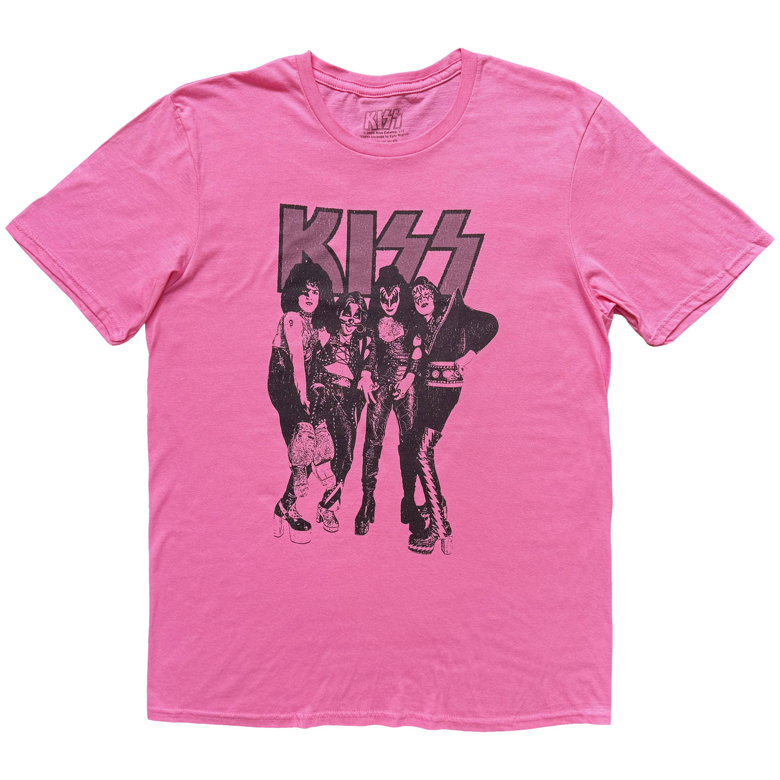 Tričko Kiss - Dressed To Kill, Unisex,Ružová,XXL