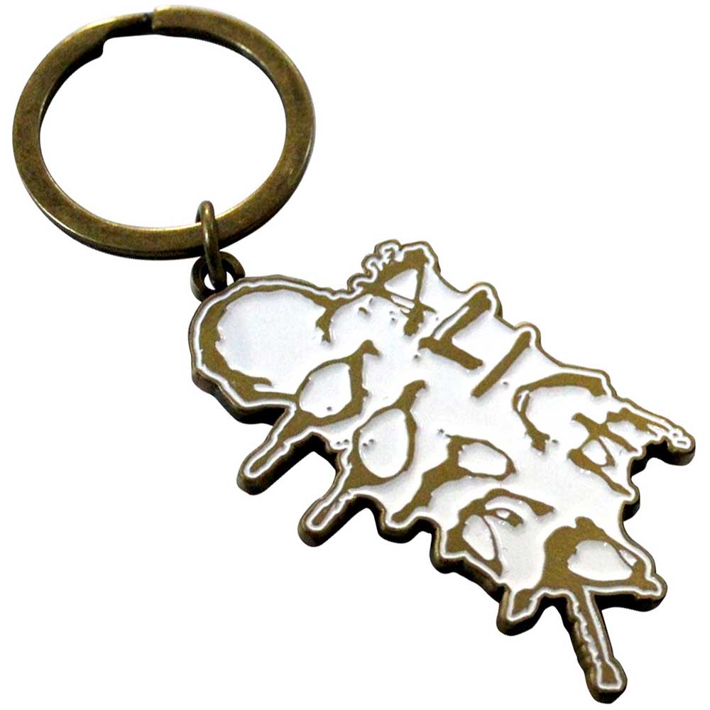 Kľúčenka Alice Cooper - Dripping Logo Gold