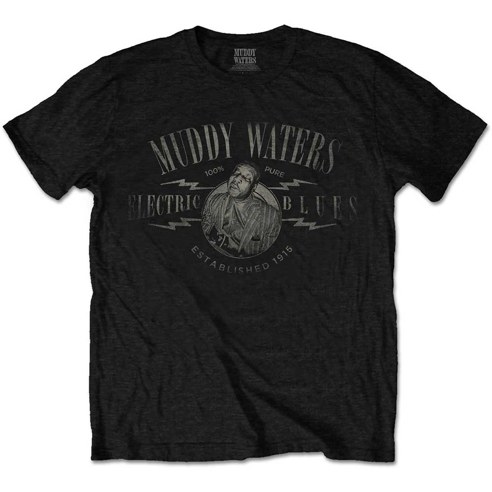 Tričko Muddy Waters - Electric Blues Vintage, Unisex,Čierna,3XL