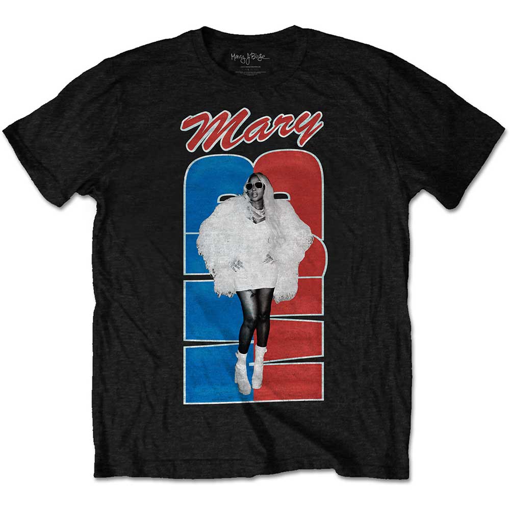 Tričko Mary J. Blige - Team USA, Unisex,Čierna,XXL