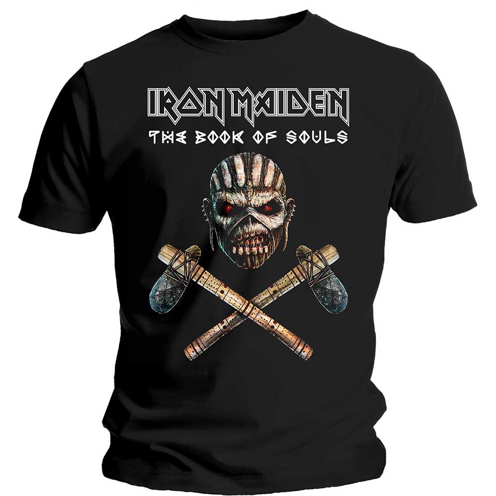 Tričko Iron Maiden - Axe Colour, Unisex,Čierna,XXL