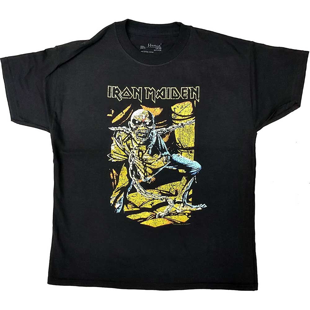 Tričko Iron Maiden - Piece of Mind, Dieťa,Čierna,12 – 14 rokov
