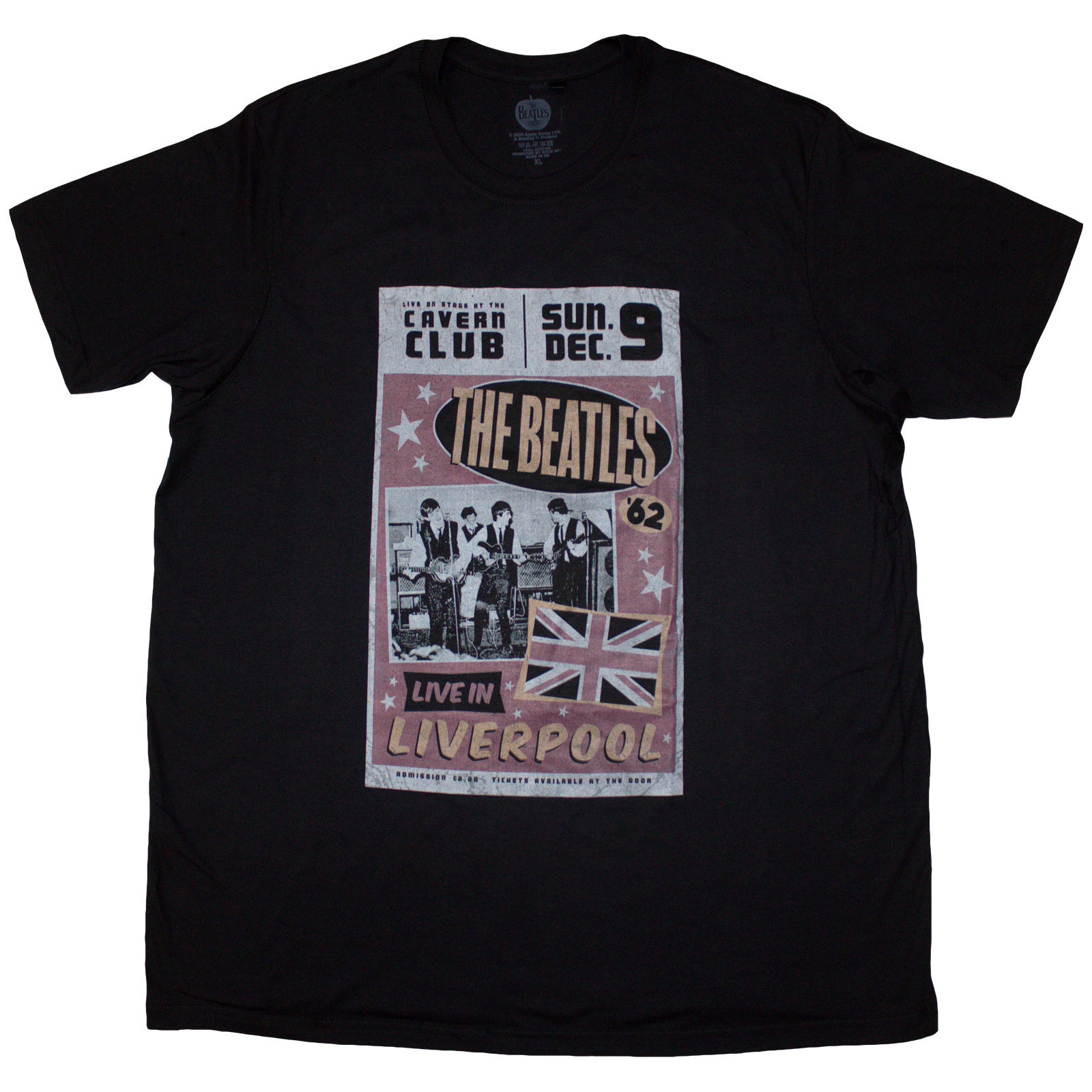 Tričko The Beatles - Live in Liverpool, Žena,Čierna,4XL