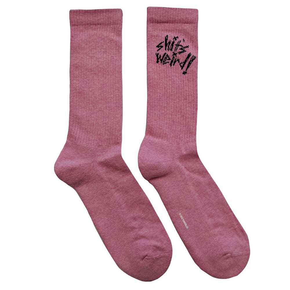 Ponožky Yungblud - Weird!, Unisex,Ružová,UK 7 - 11
