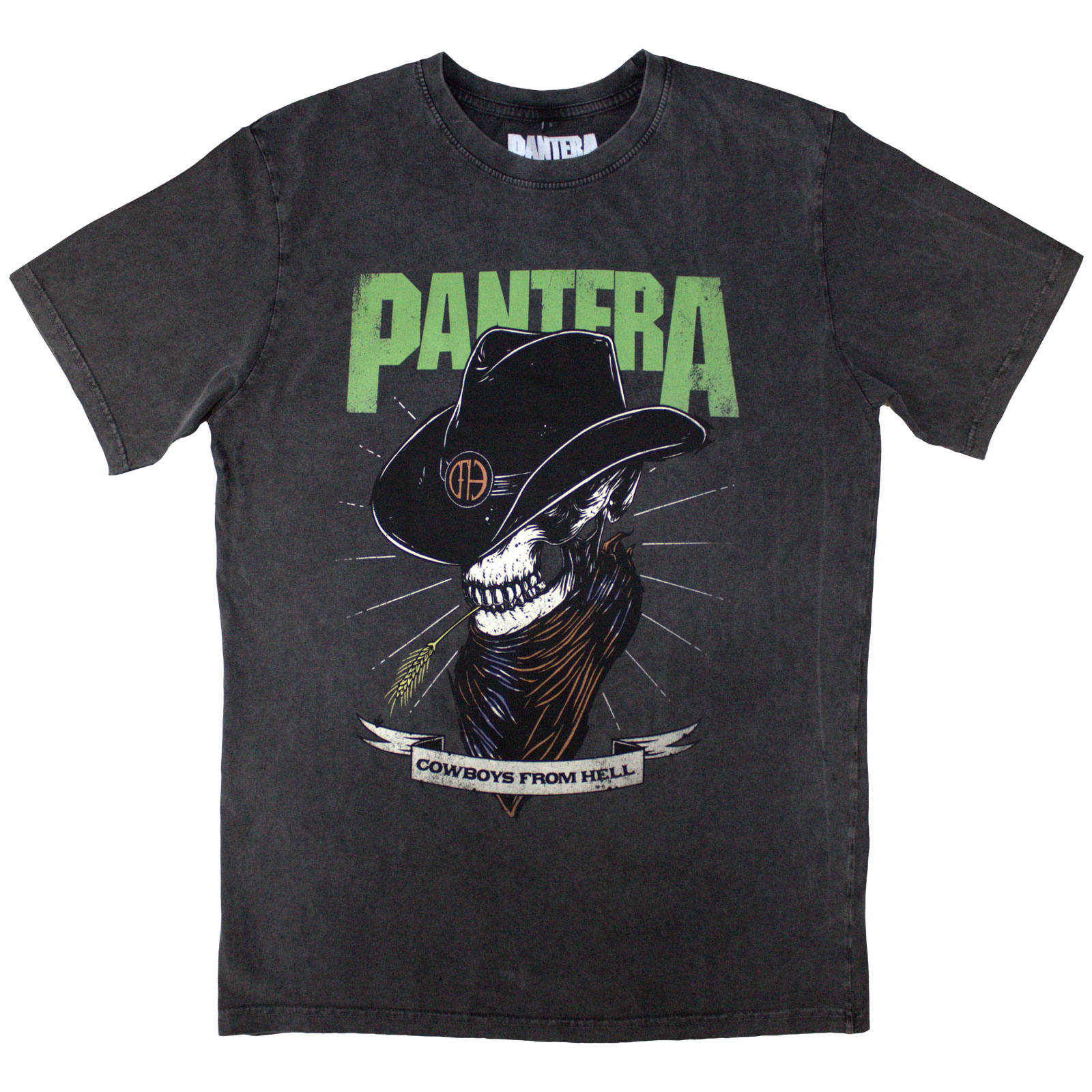 Tričko Pantera - Skeleton Cowboy, Unisex,Šedá,XXL