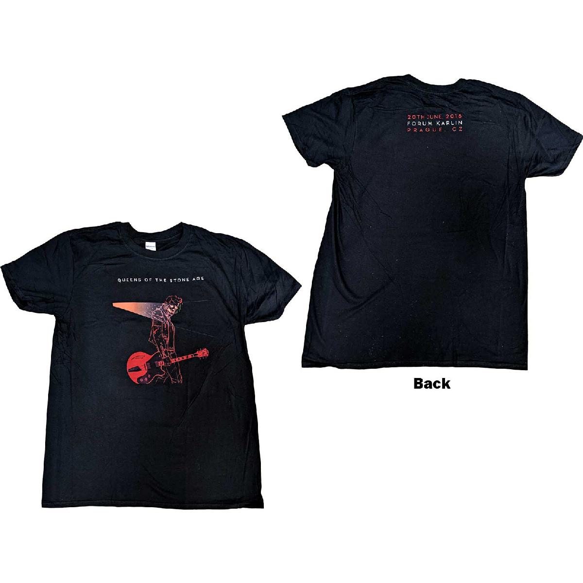 Tričko Queens of the Stone Age - Prague 2018, Unisex,Čierna,XXL