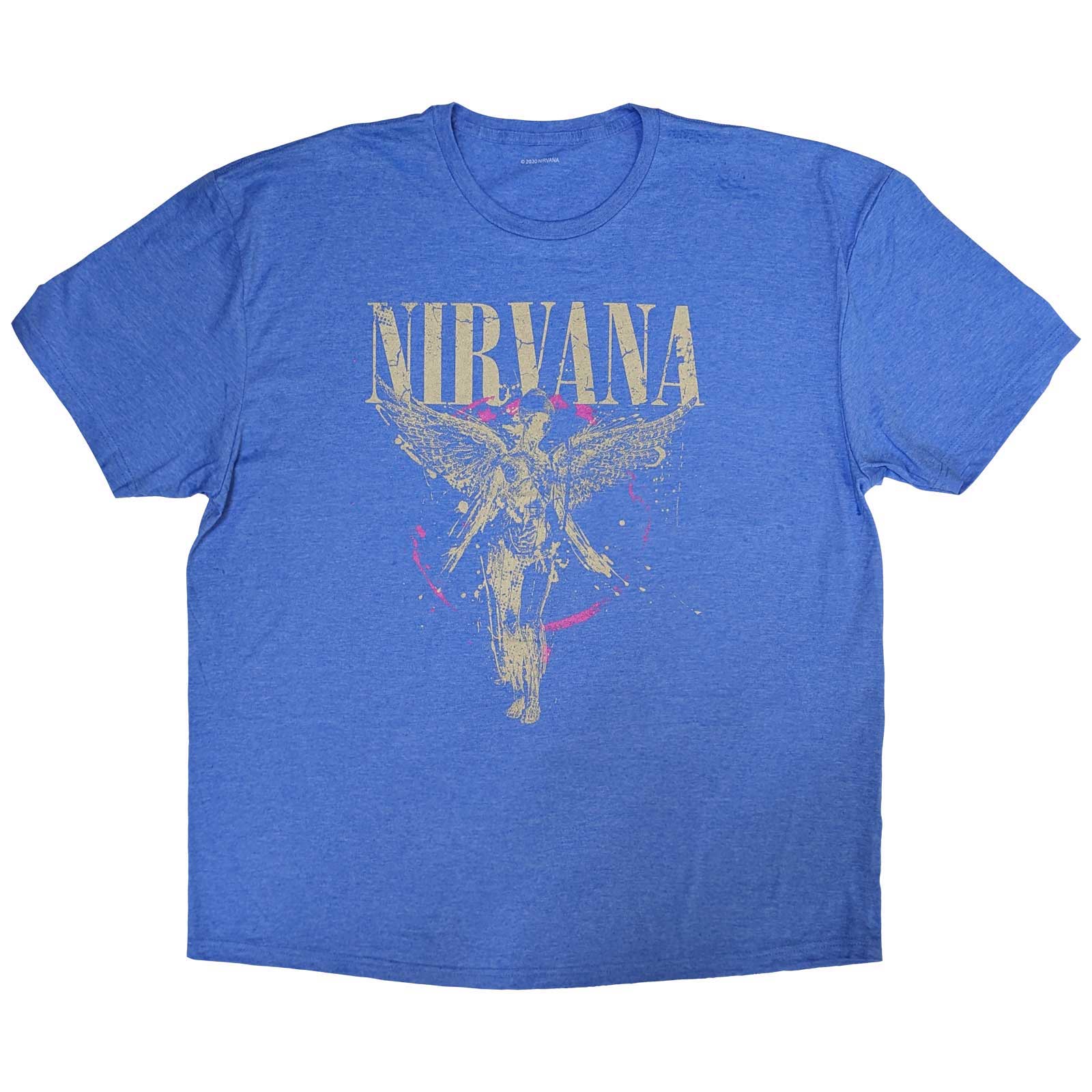 Tričko Nirvana - In Utero, Unisex,Modrá,XXL