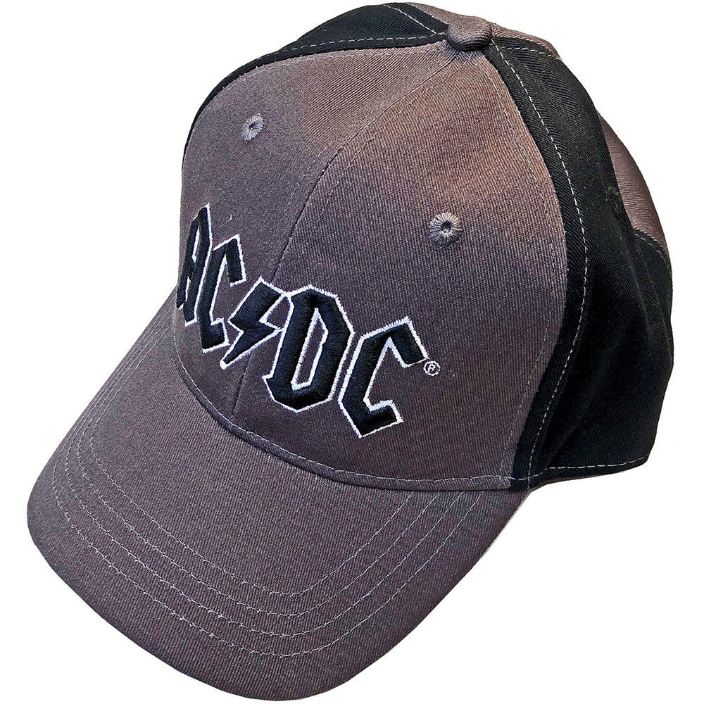 Šiltovka AC/DC - Black Logo, Unisex,Šedá,Univerzálna