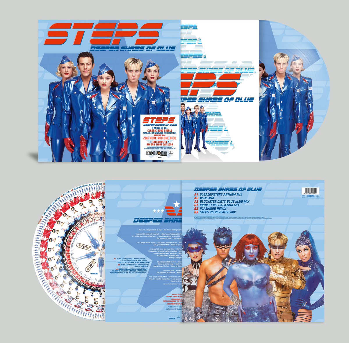 Vinyl Steps - Deeper Shade of Blue the Remixes