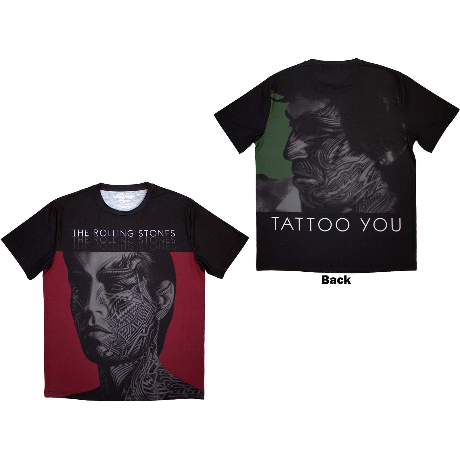 Tričko The Rolling Stones - Tattoo You, Unisex,Čierna,L