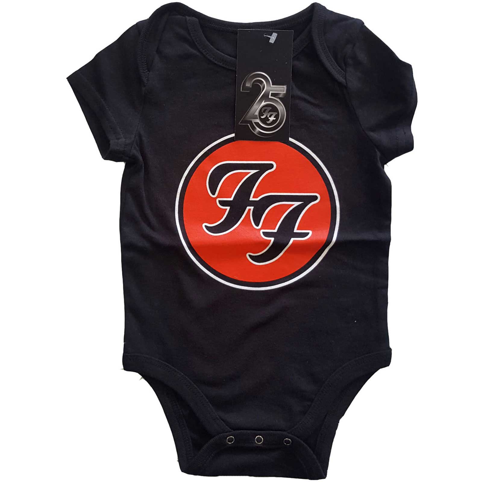 Body Foo Fighters - FF Logo, Dieťa,Čierna,12 - 18 mes.