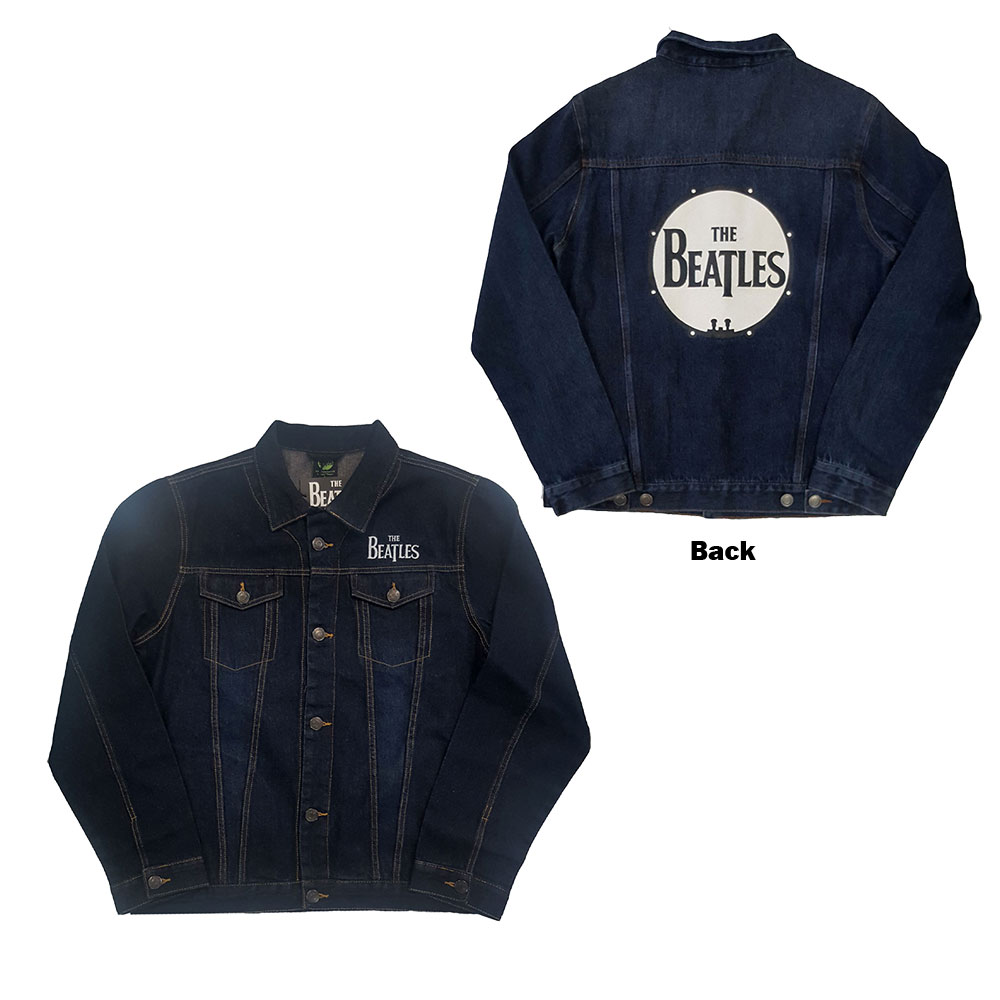 Bunda The Beatles - Drum Logo, Unisex,Modrá,XXL