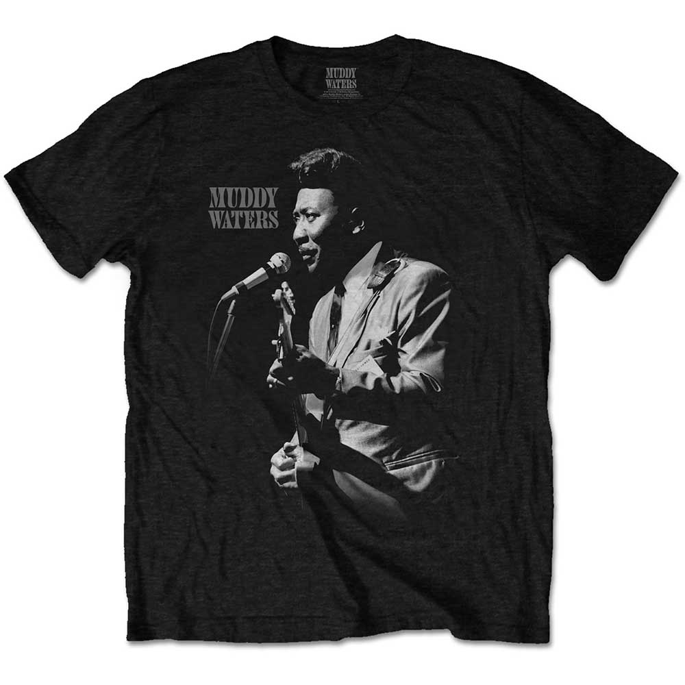 Tričko Muddy Waters - Muddy Live, Unisex,Čierna,XXL