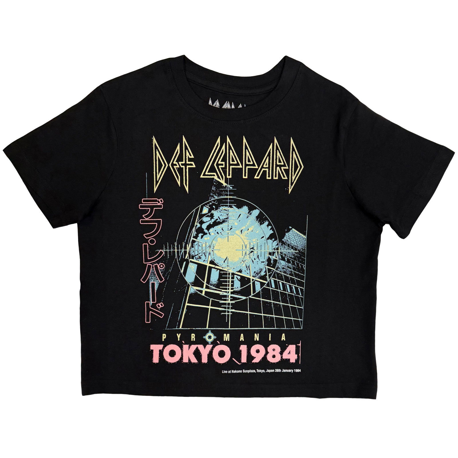 Tielko Def Leppard - Tokyo, Žena,Čierna,XXL