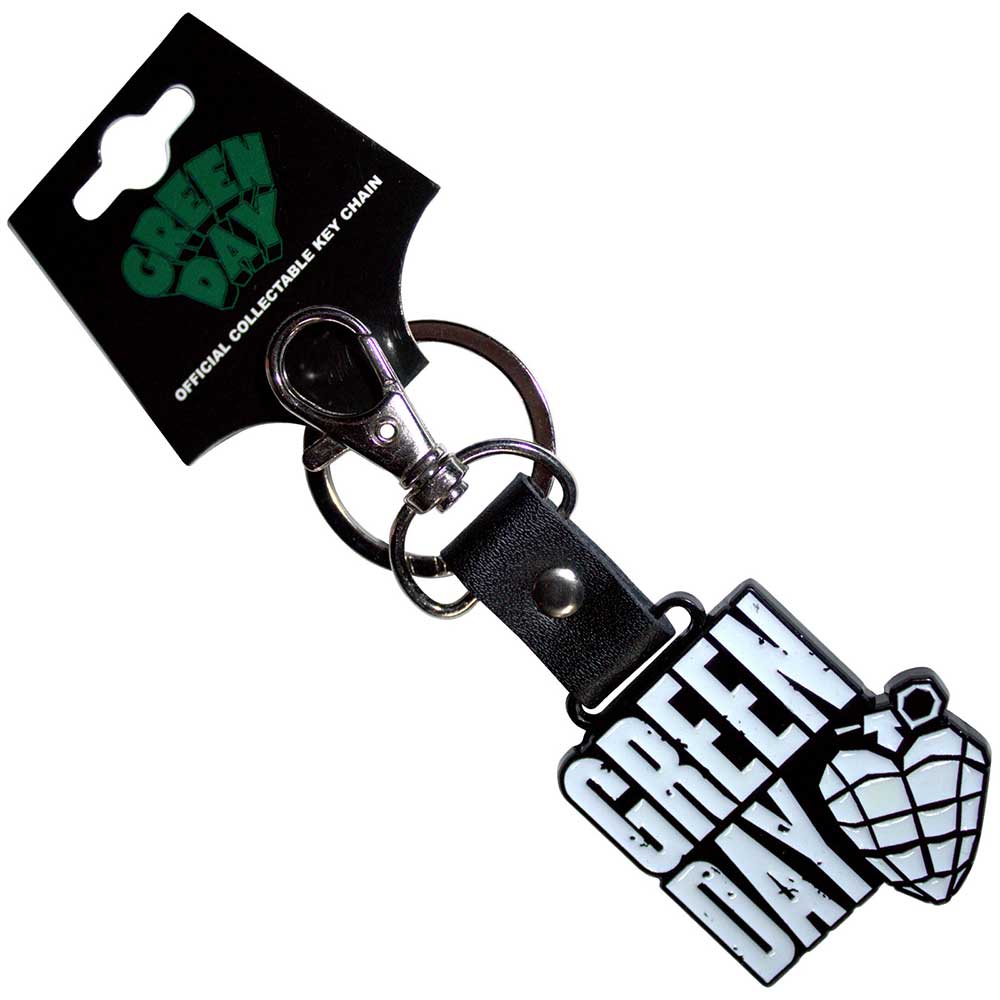 Kľúčenka Green Day - Stacked Logo & Grenade