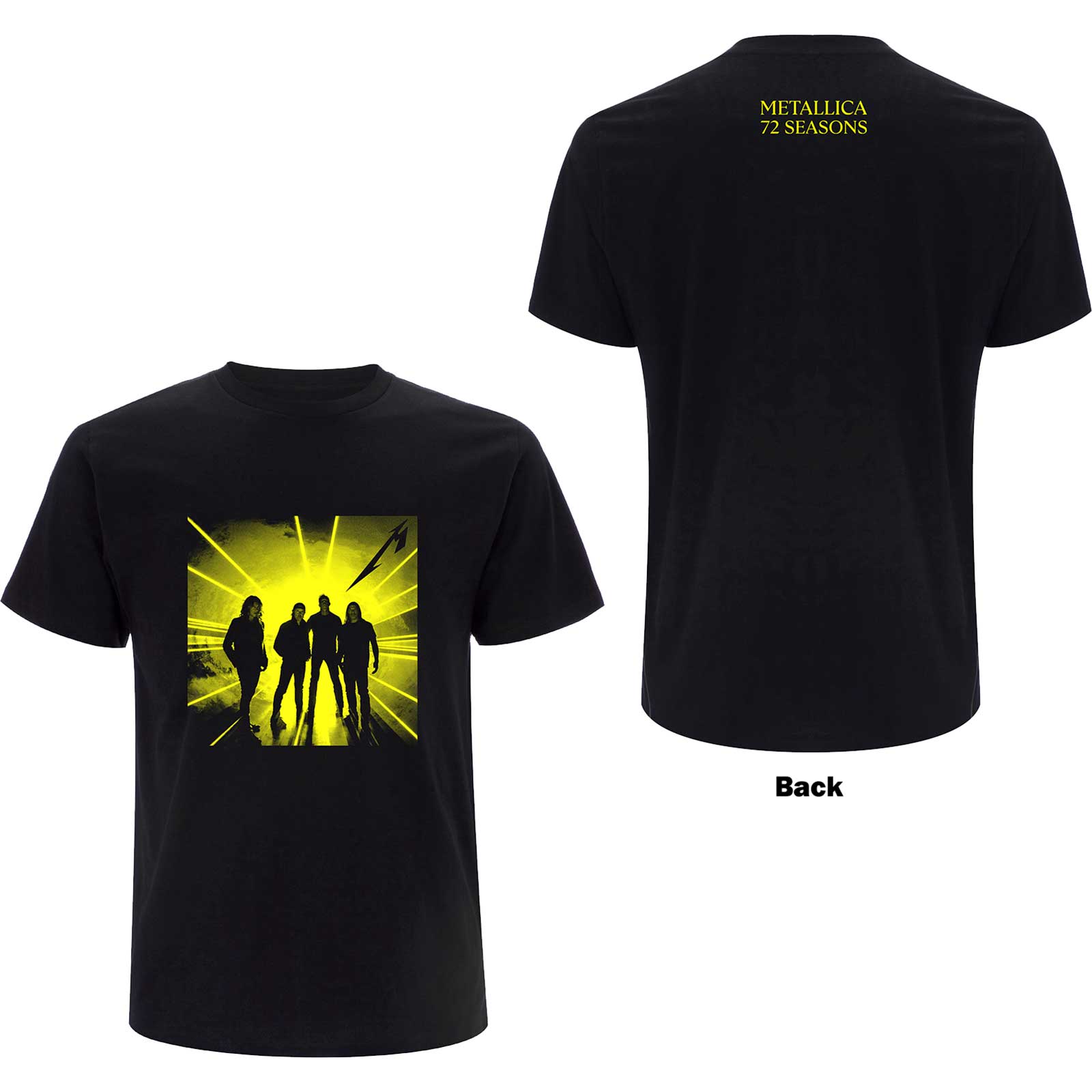 Tričko Metallica - 72 Seasons Burnt Strobe, Unisex,Čierna,XXL