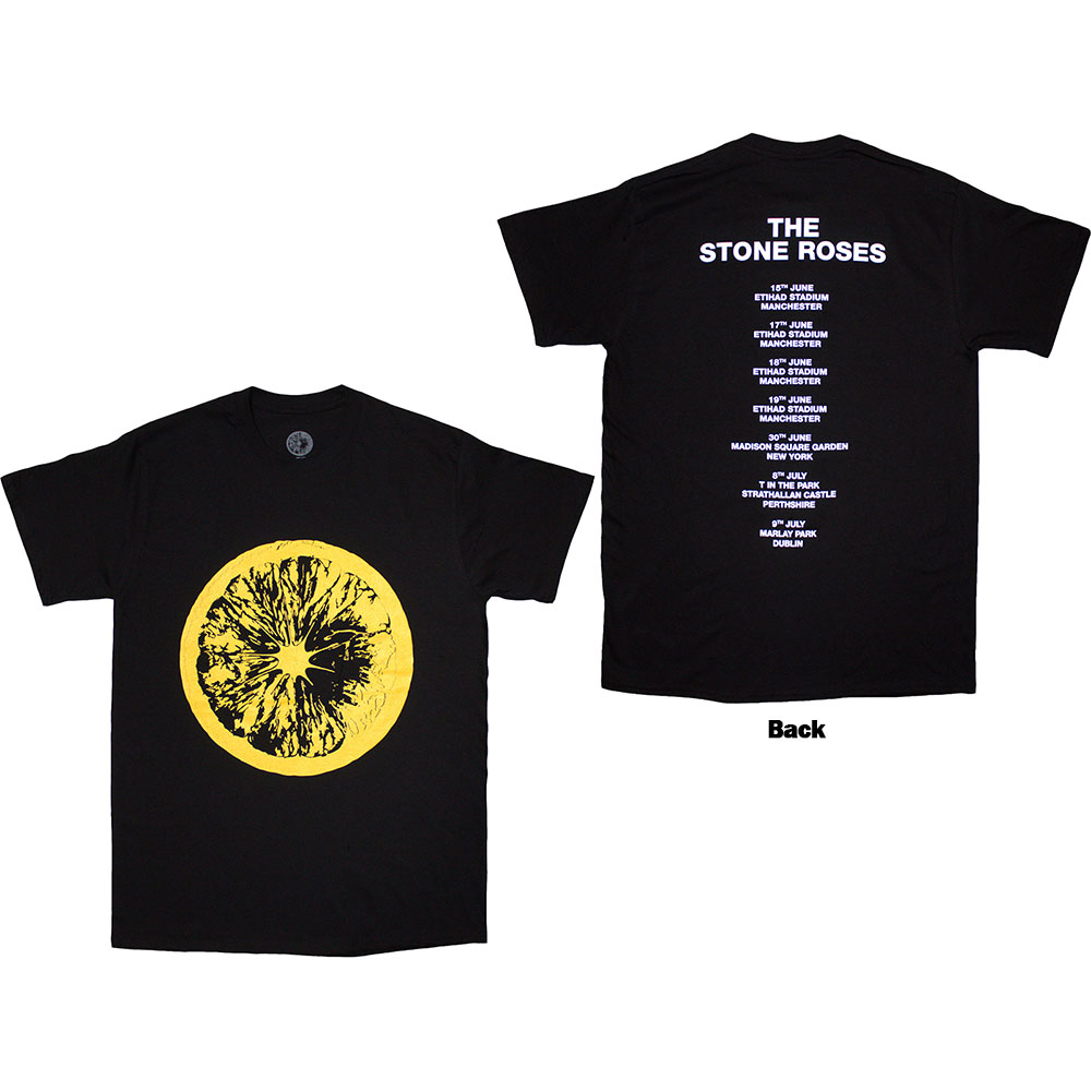 Tričko The Stone Roses - Tour 2016, Unisex,Čierna,XXL
